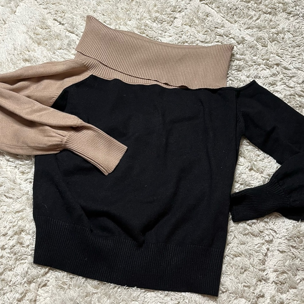 Vestique boutique two toned sweater